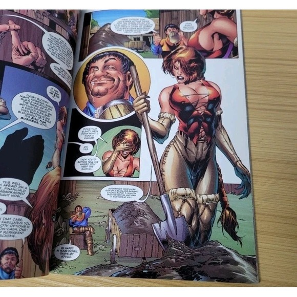 Medieval Spawn/Witchblade TPB By Garth Ennis #1-1ST FN 1997 - Picture 7 of 8